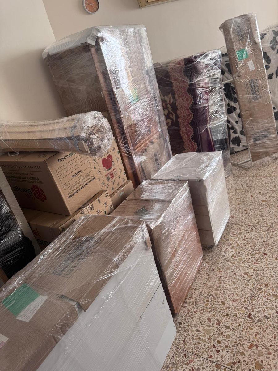 דירה ארוזה ומוכנה למעבר